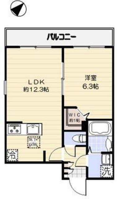 ATOUT COEUR IKEBUKURO(1LDK/1階)の間取り写真