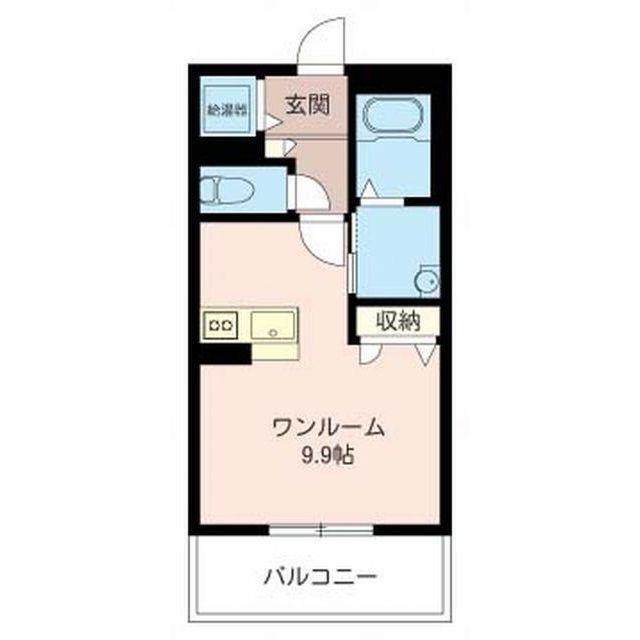 シトラシエール金沢文庫(ワンルーム/3階)の間取り写真