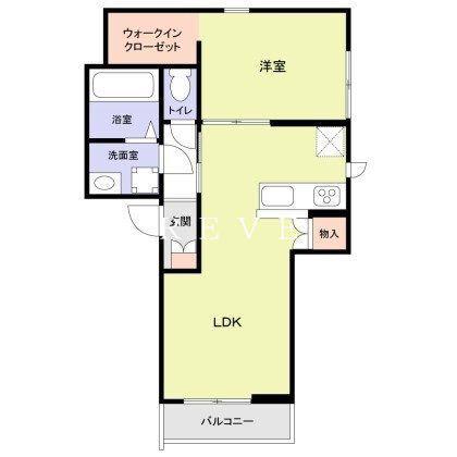 CHALEUREUX表参道(1LDK/3階)の間取り写真