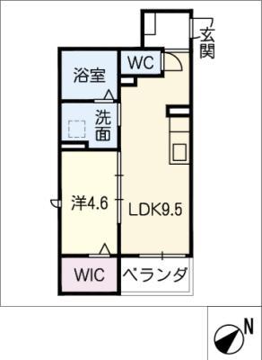 ATORI(1LDK/3階)の間取り写真