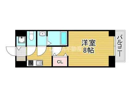 S-RESIDENCE 都島(1K/9階)の間取り写真