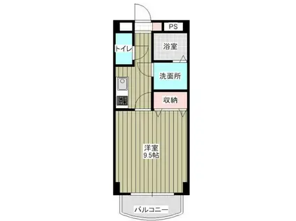 芙蓉ハウス(1K/2階)の間取り写真