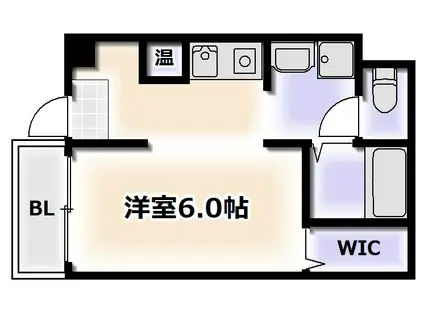 トラストアビコ(1K/4階)の間取り写真