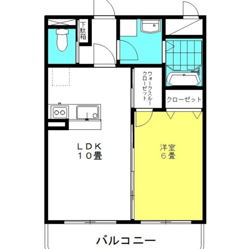 ラフェリアーナ・KISAKII(1LDK/3階)の間取り写真