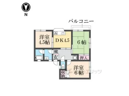 メゾン仁平1(3K/2階)の間取り写真