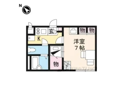 レオパレスサンシャインヒコネ(1K/2階)の間取り写真