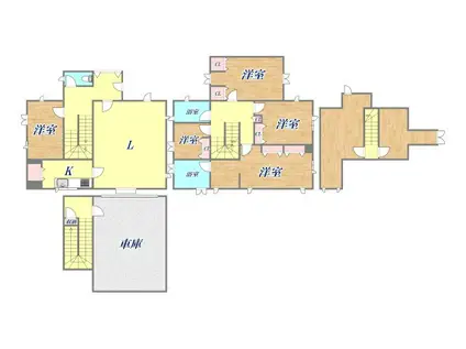 GARA東山(5LDK/B1階)の間取り写真