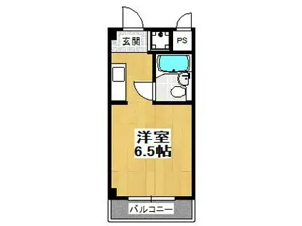 アーバン日吉(ワンルーム/2階)の間取り写真