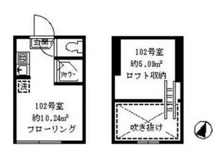 ソフィアマジック(ワンルーム/1階)の間取り写真