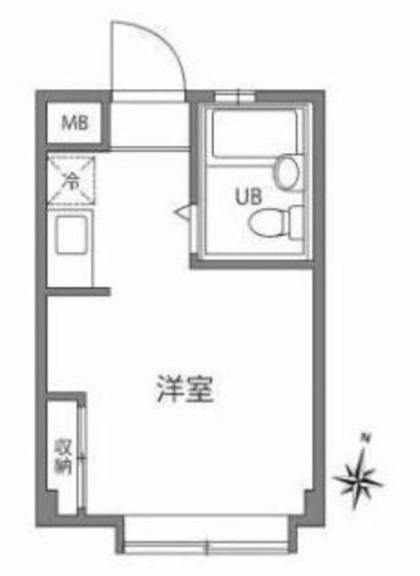GRAND VALUE 小日向(ワンルーム/3階)の間取り写真