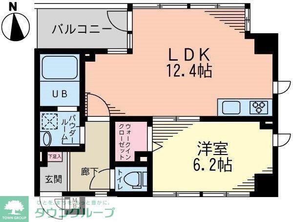 CLOVER A85(1LDK/5階)の間取り写真