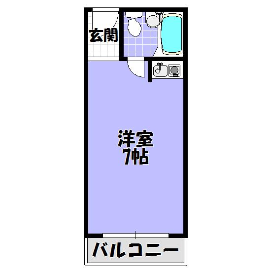 シャトレSI千代田(ワンルーム/3階)の間取り写真