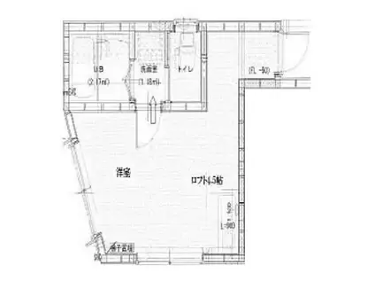 メゾン バディス馬込(ワンルーム/2階)の間取り写真