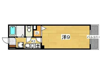 ビスタシオンSHIMADA(1K/5階)の間取り写真