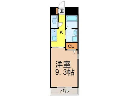 TOYOOKA APARTMENT(1K/4階)の間取り写真