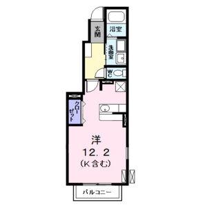 NEW 昇基(1K/1階)の間取り写真