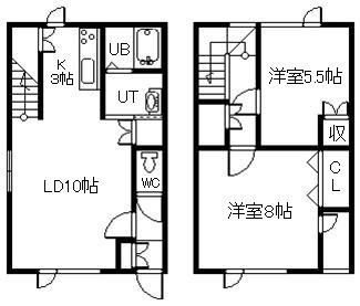 N STAGE(2LDK/1階)の間取り写真