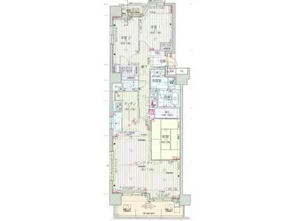 ローレルコート丸の内(3LDK/10階)の間取り写真