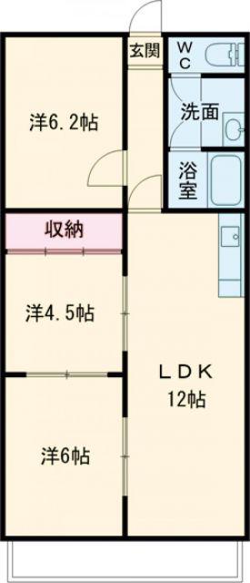 ラフィーネ30(3LDK/3階)の間取り写真