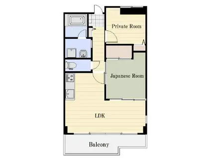 プリメーラリヨン(2LDK/2階)の間取り写真