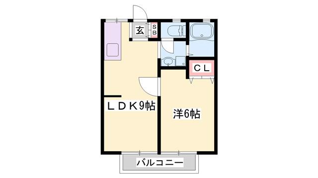 みうらハイツ(1LDK/1階)の間取り写真