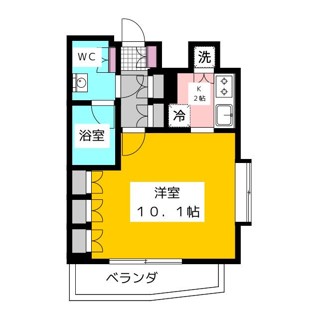 日神デュオステージ杉並井荻(1K/6階)の間取り写真