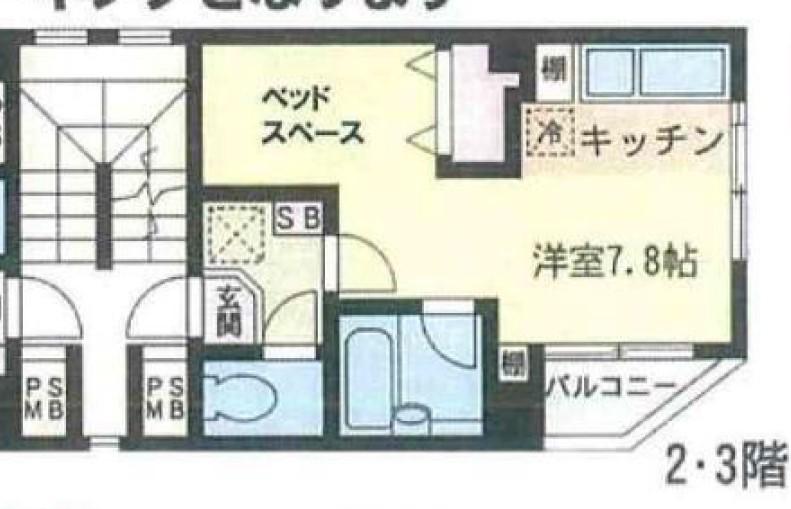 錦糸YOUパークス(ワンルーム/3階)の間取り写真