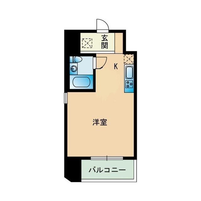 マーブル住吉(ワンルーム/5階)の間取り写真