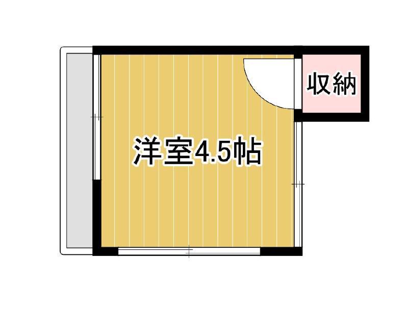 佐藤アパート(ワンルーム/1階)の間取り写真
