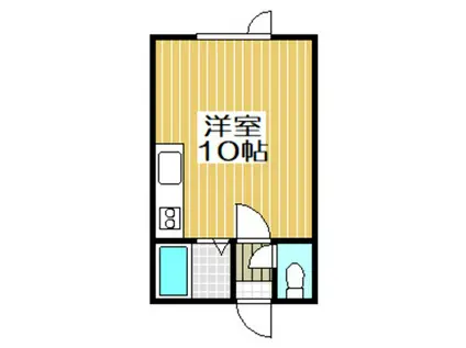 RERA COURT(ワンルーム/1階)の間取り写真