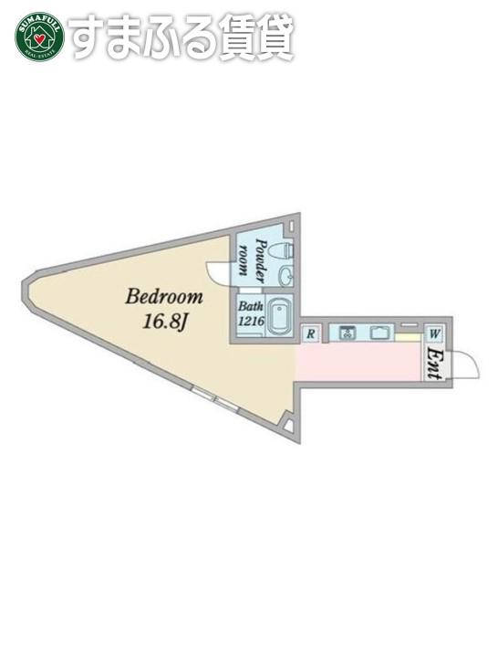 COZY岡崎柱町(ワンルーム/3階)の間取り写真