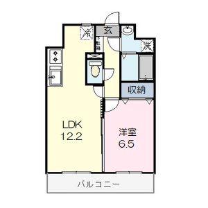 アルト カッシーナ(1LDK/5階)の間取り写真