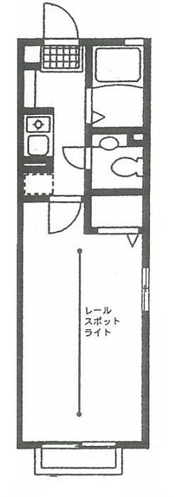 パル平塚III(1K/2階)の間取り写真