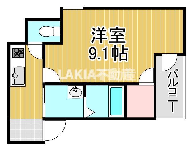 フジパレス関目II番館(1K/2階)の間取り写真
