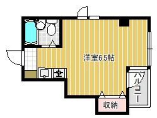 駒込MSビル(ワンルーム/4階)の間取り写真