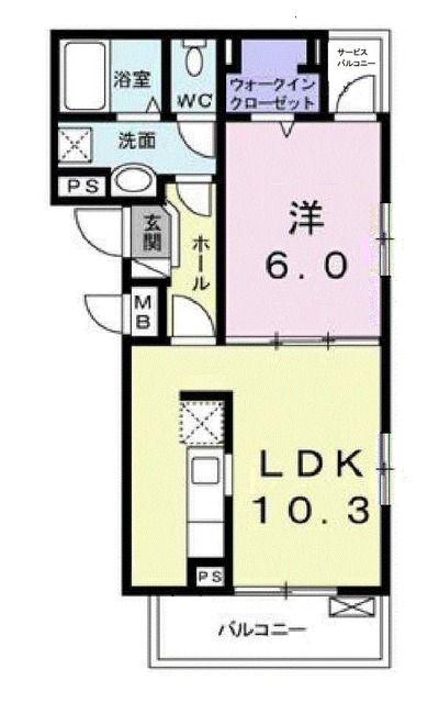 伊豆箱根鉄道駿豆線 三島広小路駅 徒歩24分 3階建 築5年(1LDK/2階)の間取り写真