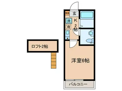 シエラグランデ稲田堤(1K/3階)の間取り写真