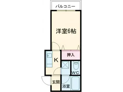 長田早苗マンション(1K/3階)の間取り写真