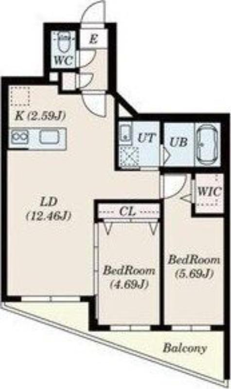 DIORE RESIDENCE SAPPORO(2LDK/3階)の間取り写真