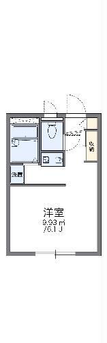 レオパレス秀峰(1K/1階)の間取り写真