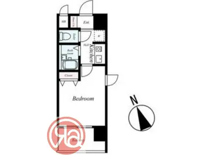 ラナップスクエア野田(1K/5階)の間取り写真