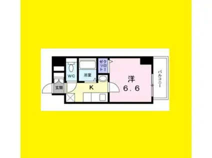 SERENA大阪天満宮(1K/8階)の間取り写真