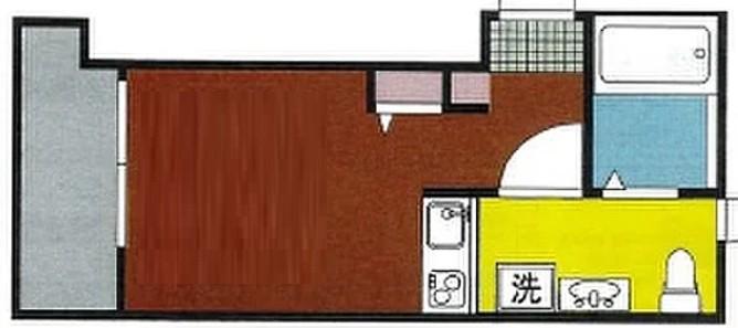 リバストン東四ツ木(ワンルーム/3階)の間取り写真
