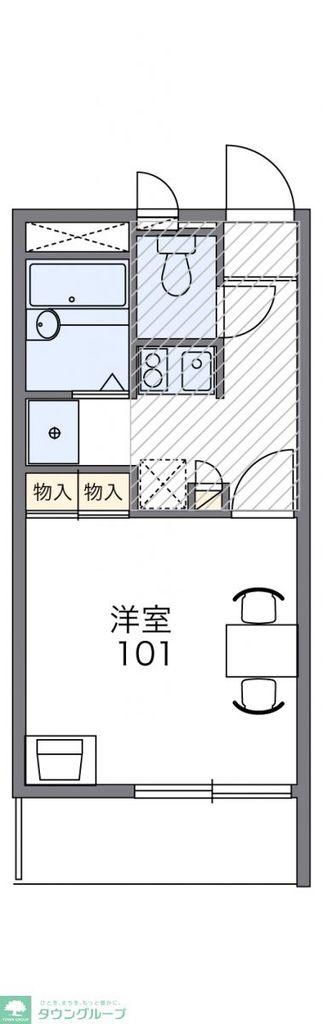 レオパレスMARUTAKA(1K/1階)の間取り写真