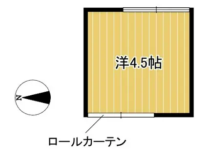 京都下鴨修学館(ワンルーム/1階)の間取り写真