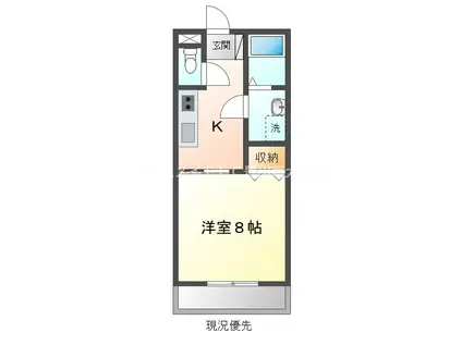 ABBS I(1K/3階)の間取り写真