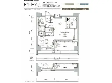 SYFOME UENO ASYL COURT(1LDK/9階)の間取り写真