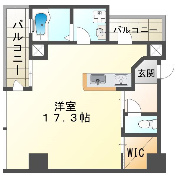 MARK RESIDENCE垂水駅前(ワンルーム/5階)の間取り写真