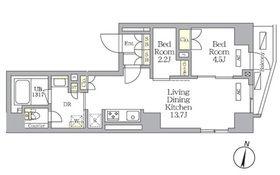 NOGATA RESIDENCE(2LDK/2階)の間取り写真
