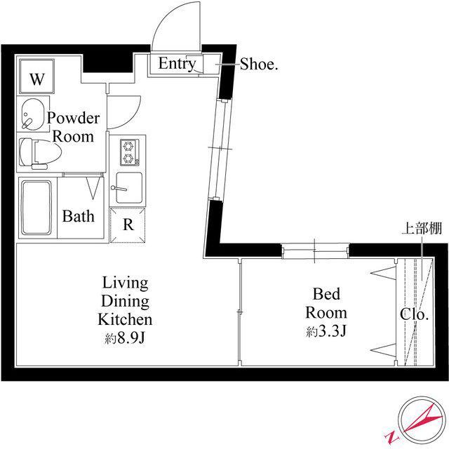 MAISON DE S(1LDK/5階)の間取り写真